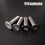 4 screws M8X30 - TITANIUM GR5 - T40