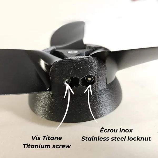Propeller 3 pales - Aluminium - Efoil