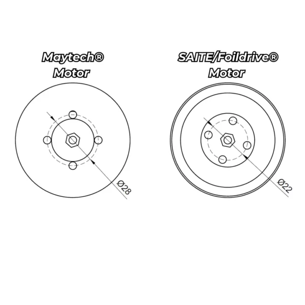 Propeller 3 pales - G10 - Efoil