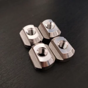 Set of 4 T-nuts - A4 stainless steel - M6