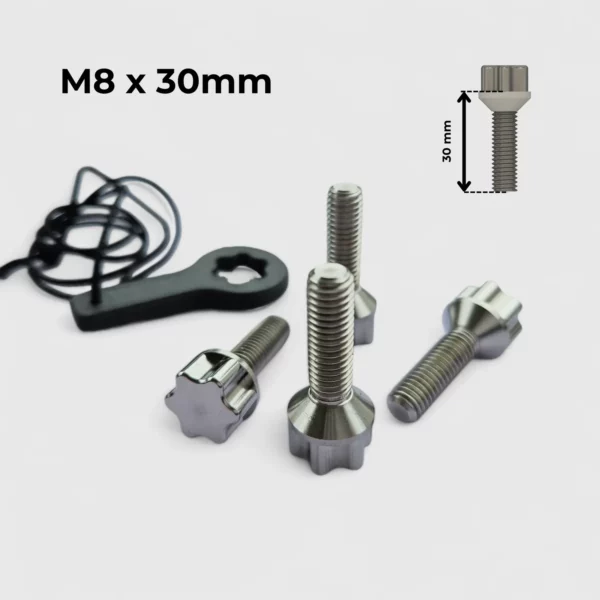 Set de VIS CUSTOM pour platine de foil - INOX A4