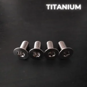 4 vis M6X16 - TITANE GR5 - T30