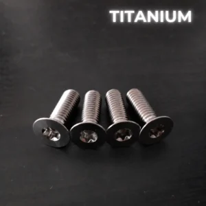 4 vis M6X20 - TITANE GR5 - T30