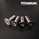 4 vis M8X25 - TITANE GR5 - T40