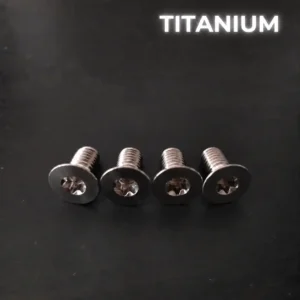 4 vis M6X12 - TITANE GR5 - T30