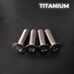 4 vis M6X25 - TITANE GR5 - T30
